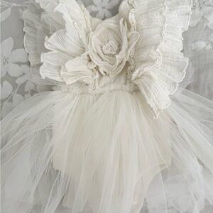 Ooh! La, La! Couture Cream Baby Dress